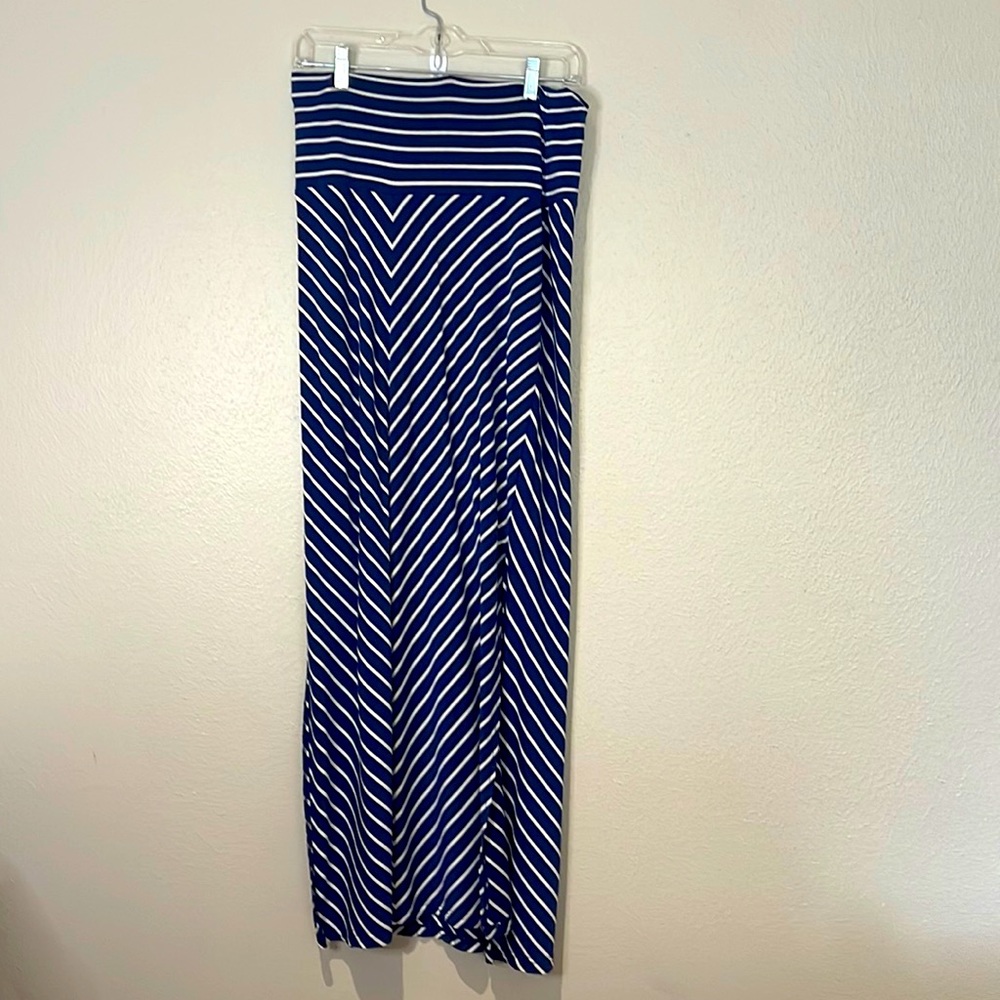 Athleta striped maxi skirt
